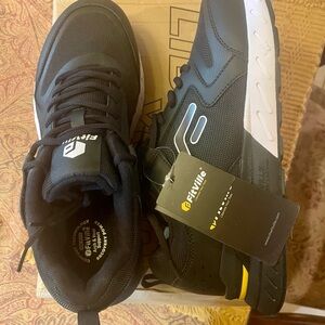 FitVille Men's Black and Gray Sneakers